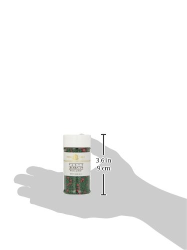 India Tree Boughs of Holly Christmas Sprinkles, 3 oz | Green Sprinkles & Red Nonpareils for Holiday Baking - Image 5
