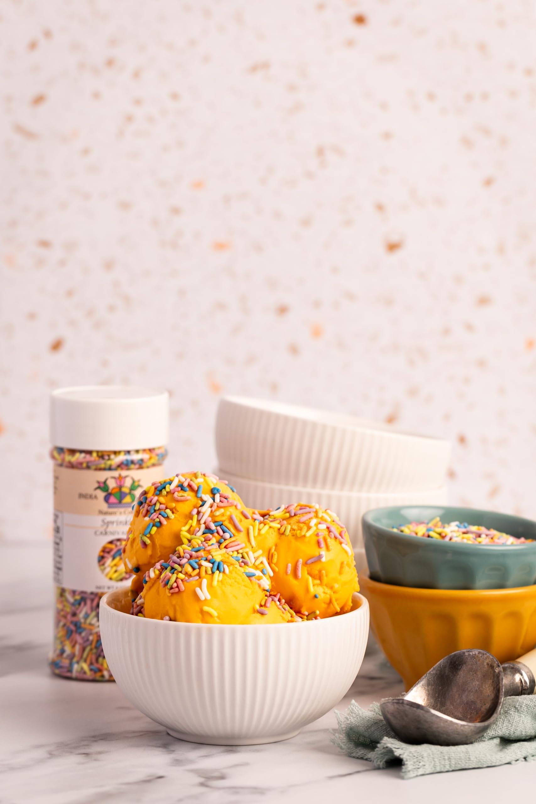 Pastel Rainbow Sprinkles – Dye-Free, Allergen-Free, Plant-Based Colors, 2.7 oz Jar – India Tree Nature’s Colors - Image 6